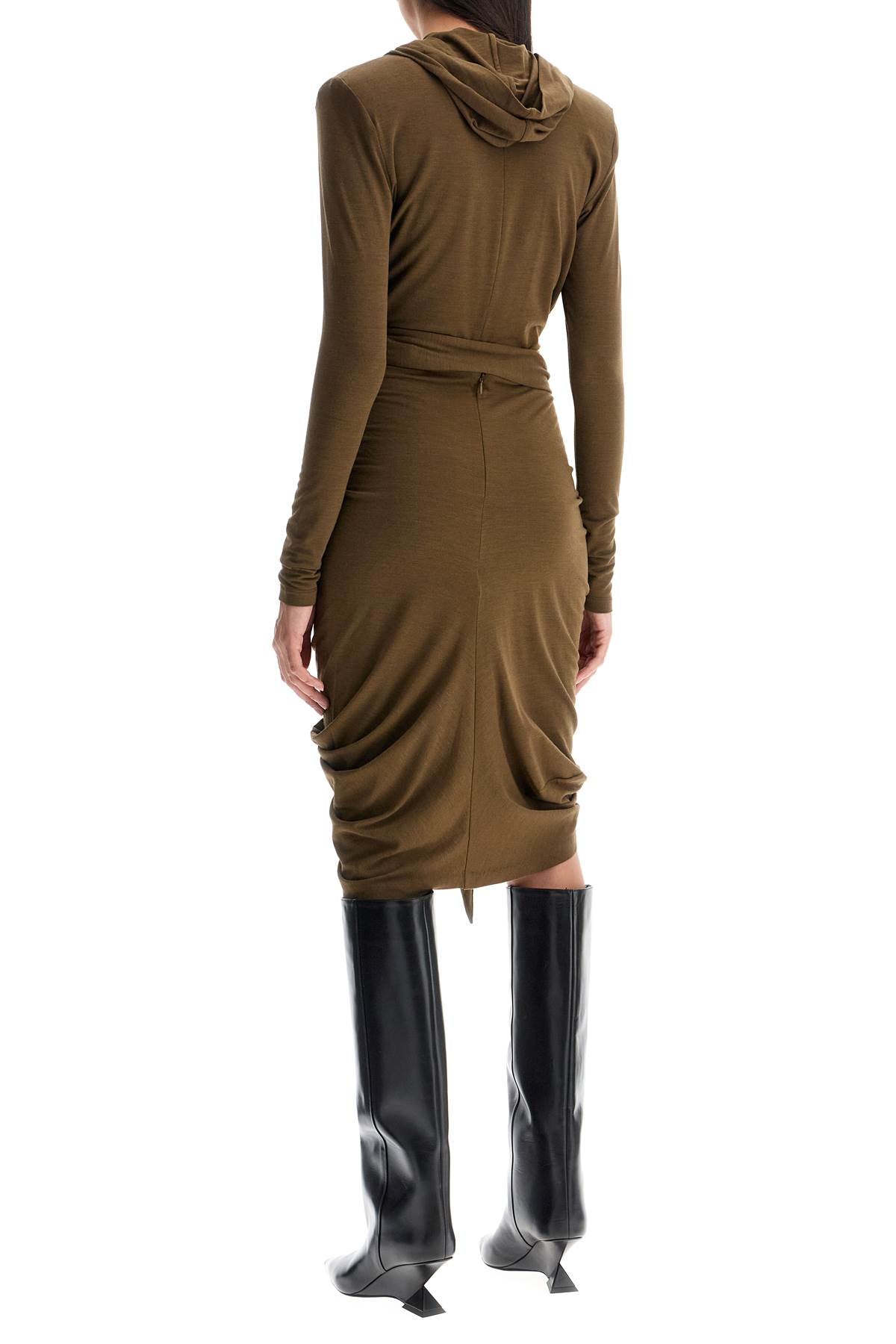 Isabel Marant Alixa Draped Wool Blend Dress image 2