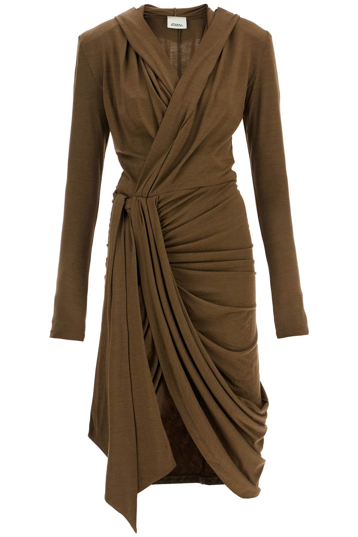 Isabel Marant Alixa Draped Wool Blend Dress image 0