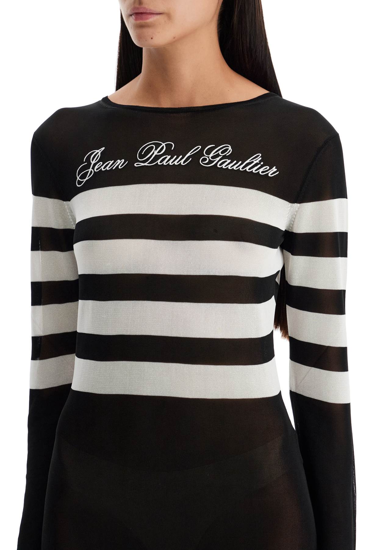 JEAN PAUL GAULTIER Abito in maglia marinière Signature image 3