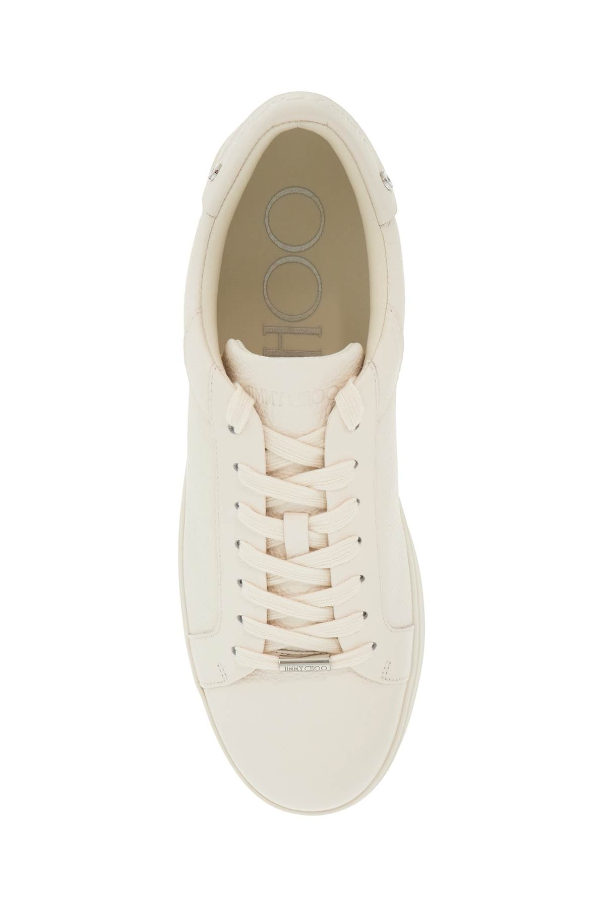 Jimmy Choo Hammered Leather Rome Sneakers image 1