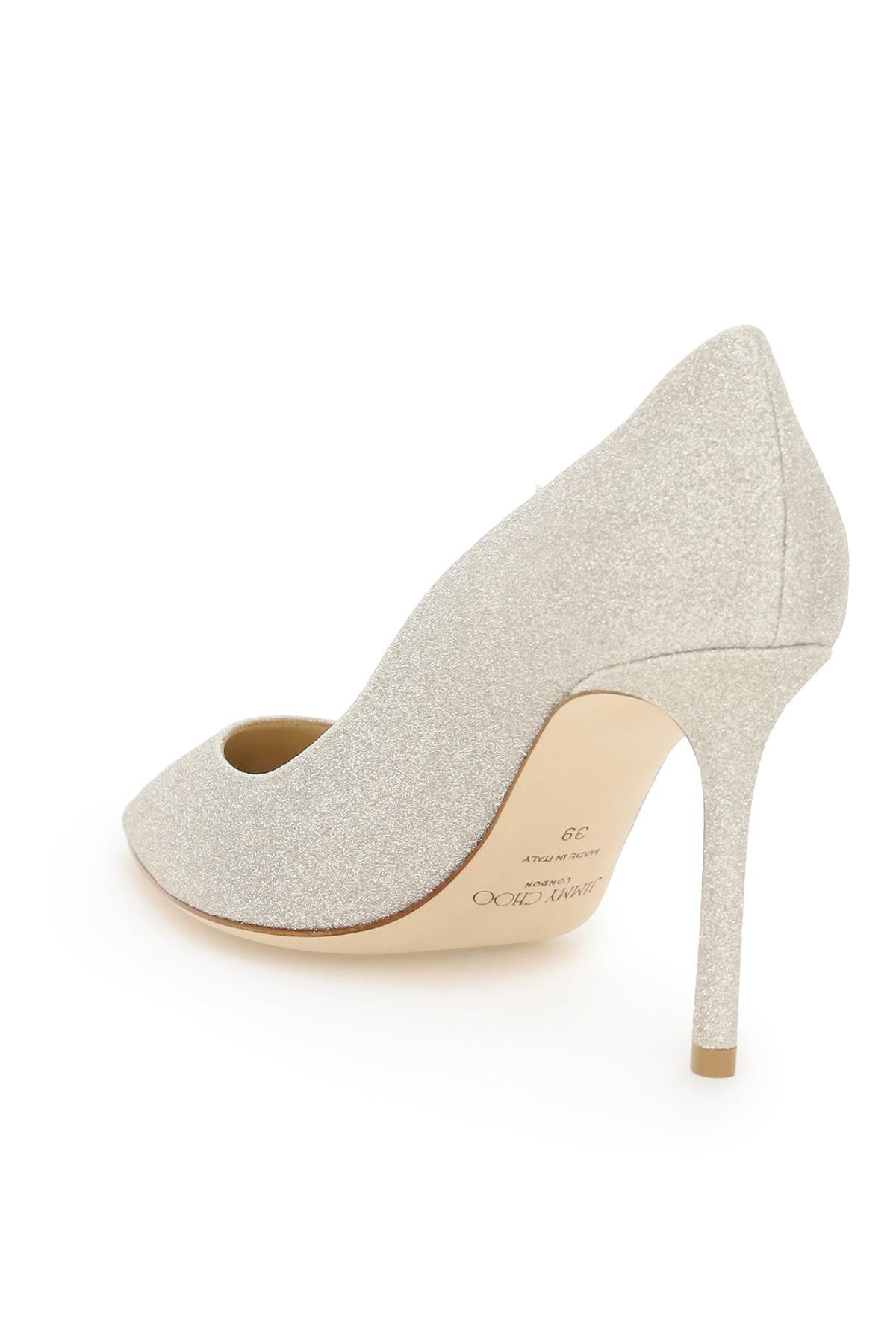 Jimmy Choo romy 85 dusty glitter pumps image 2