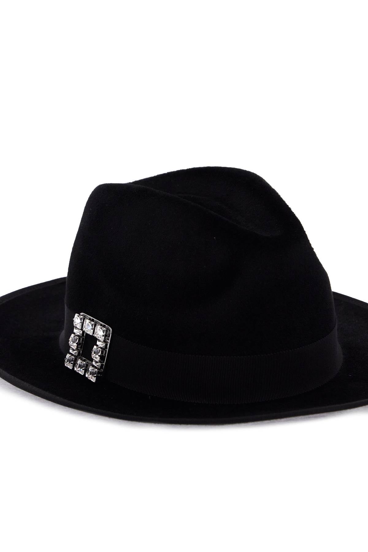 Roger Vivier 'Très Vivier' Felted Wool Fedora Hat image 2