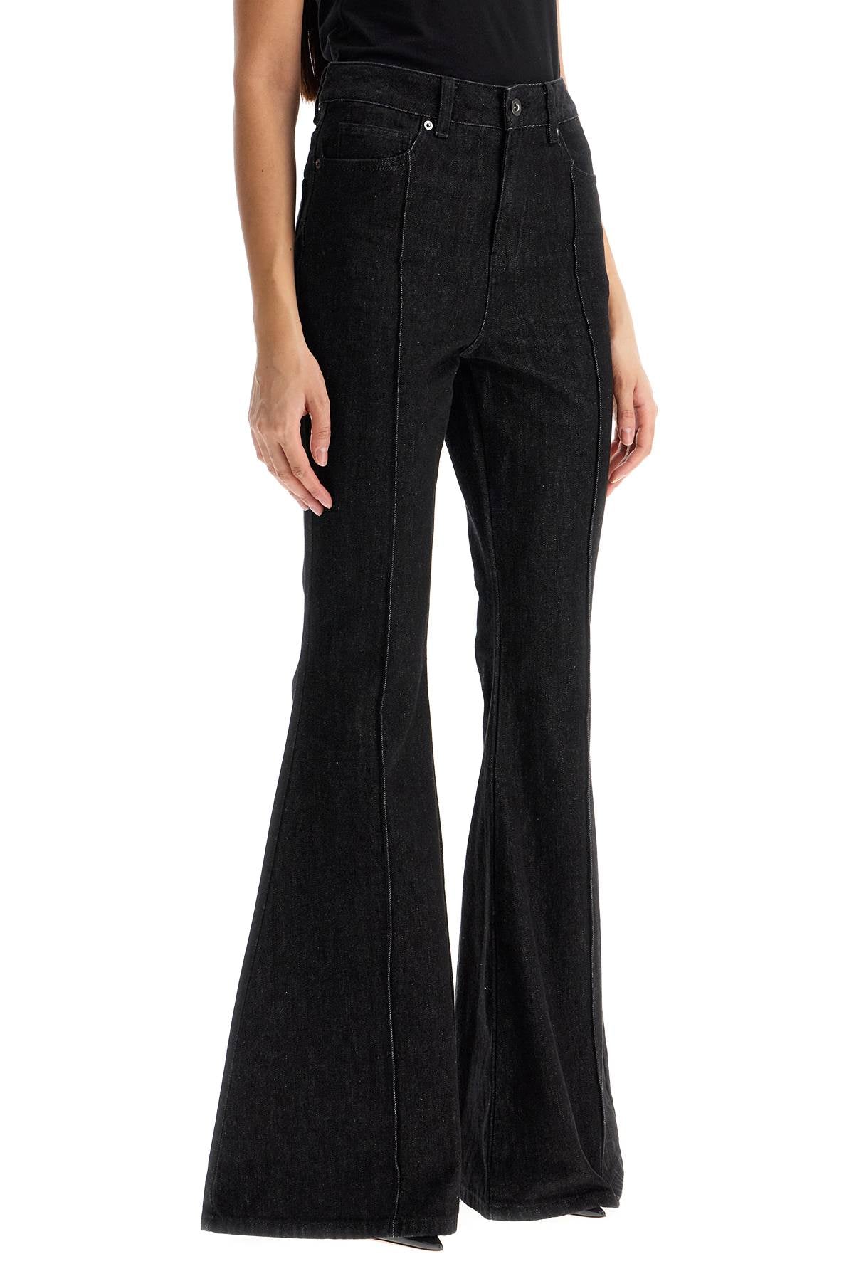 Self-Portrait High-Waisted Flare Jeans image 1