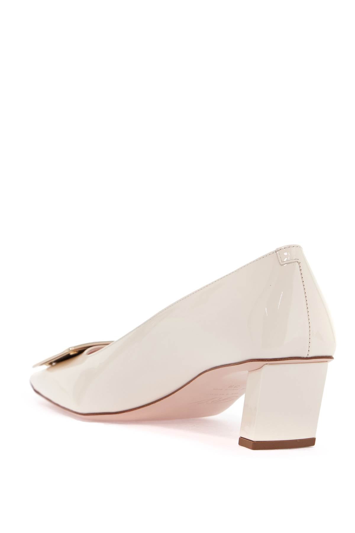 Roger Vivier beige calfskin d'orsay with wide heel belle vivier t. 45 image 2