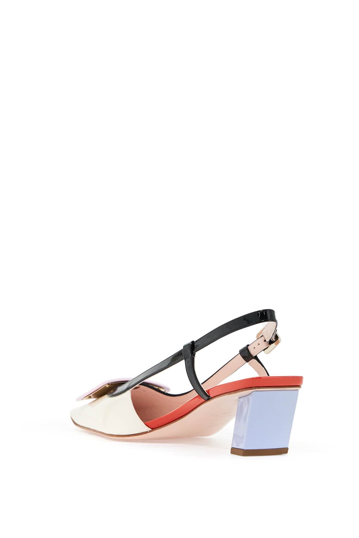 Roger Vivier Belle Vivier Slingback Pumps - Colorblock Patent Leather image 2