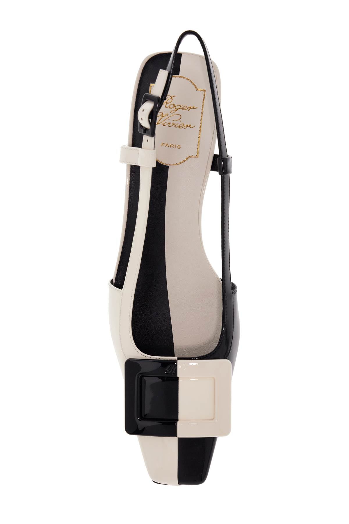 Roger Vivier belle vivier two-tone patent leather sling image 1