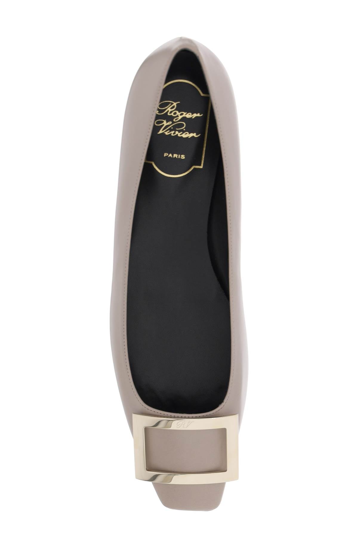 Roger Vivier leather 'trompette' ballerina flats image 1