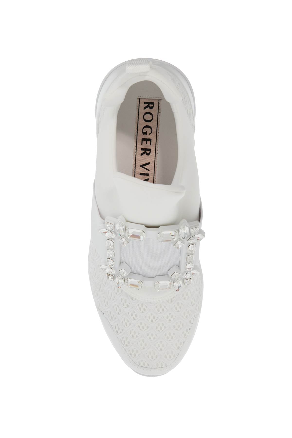 Roger Vivier viv strass buckle sneakers image 1