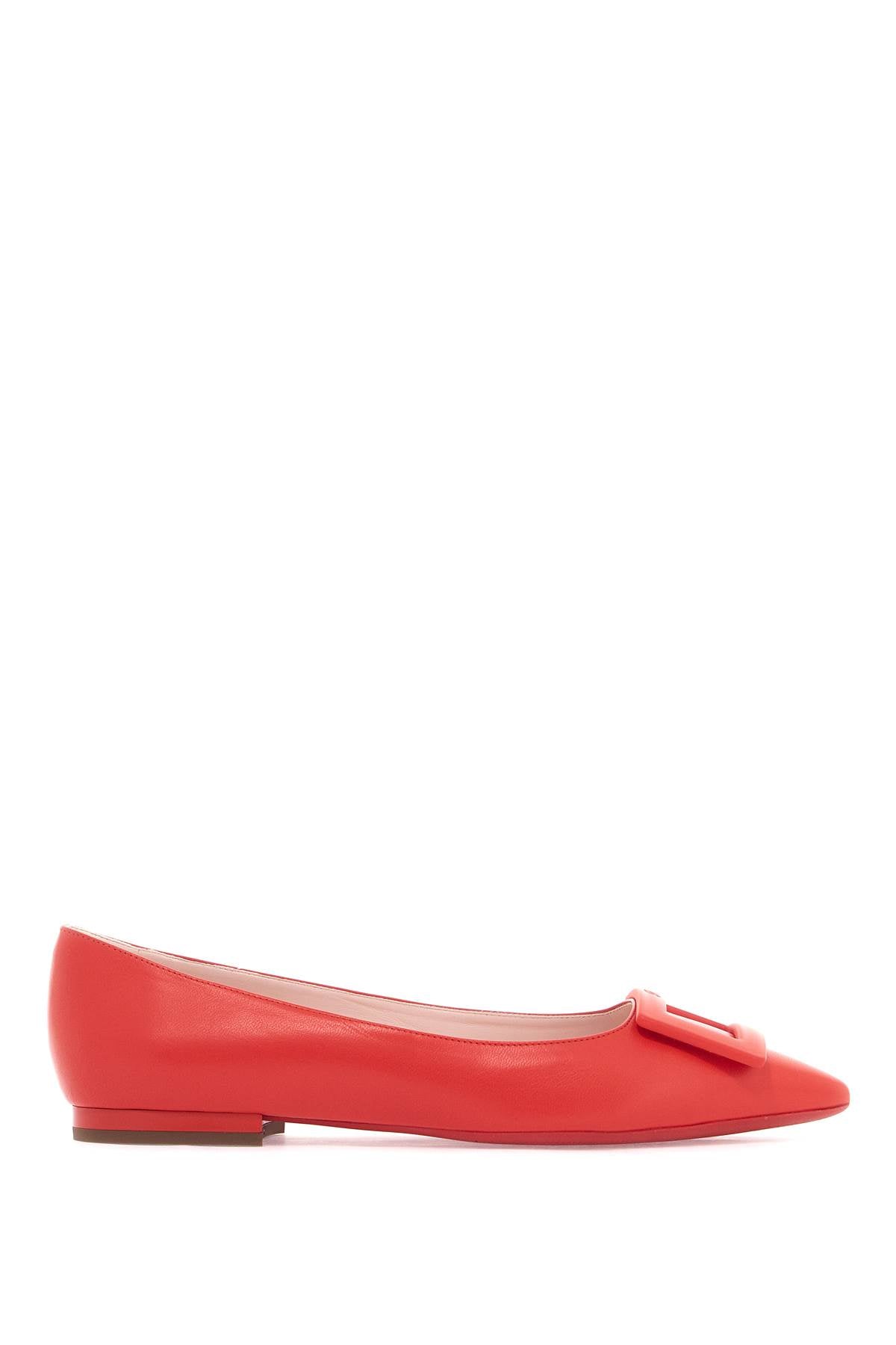 Roger Vivier Gommettine Leather Ballet Flats with Buckle image 0