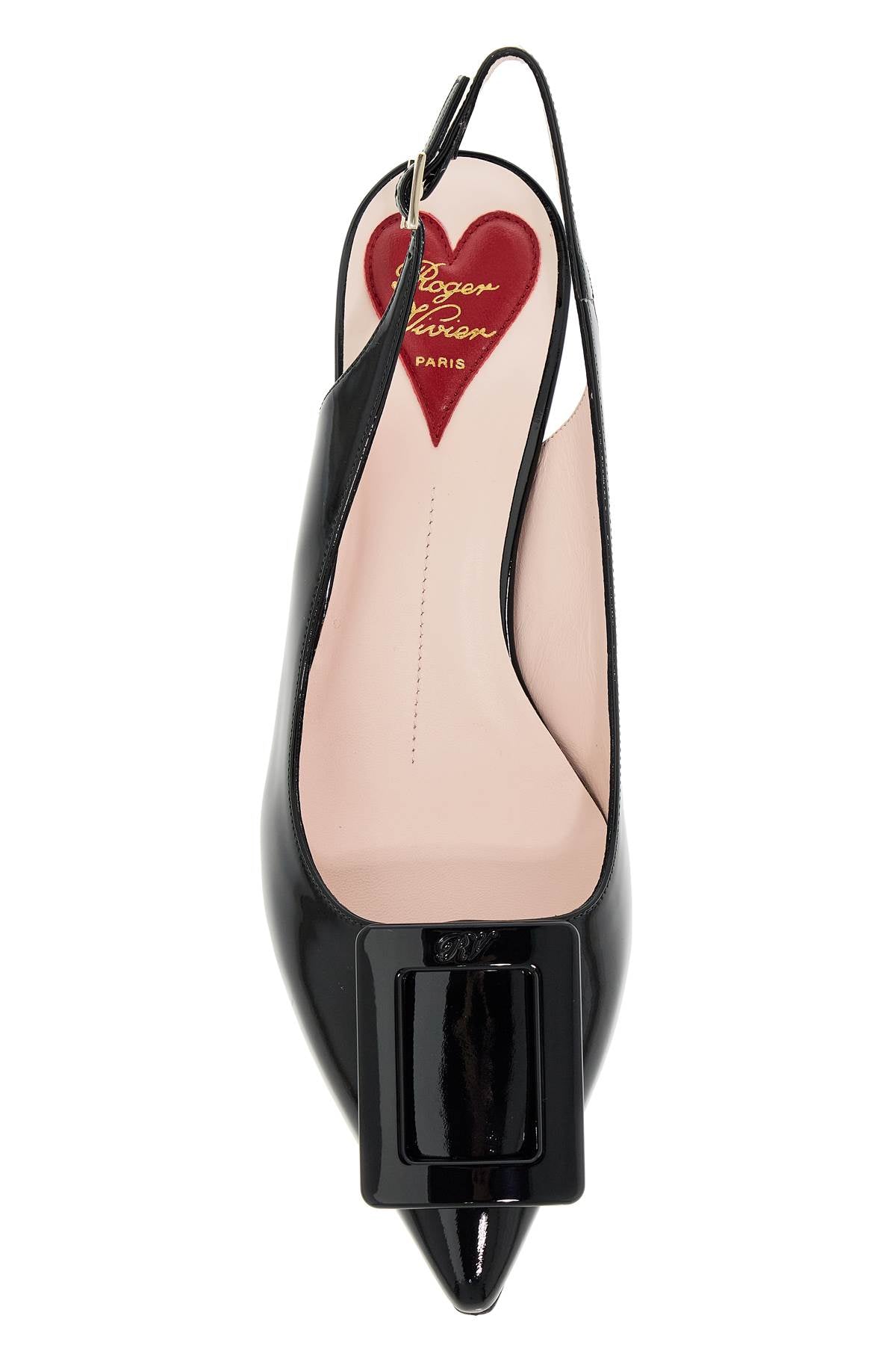 Roger Vivier 'Virgule' Slingback Pumps in Patent Leather image 1