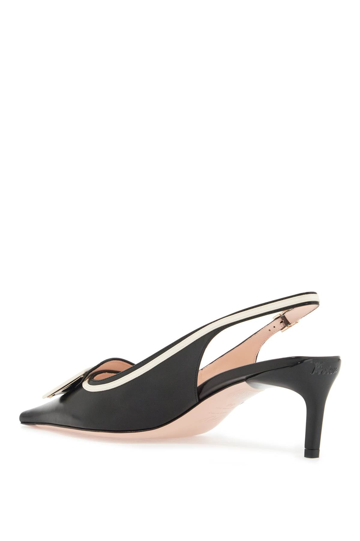 Roger Vivier Viv' Canard Slingback Pumps - Black image 2