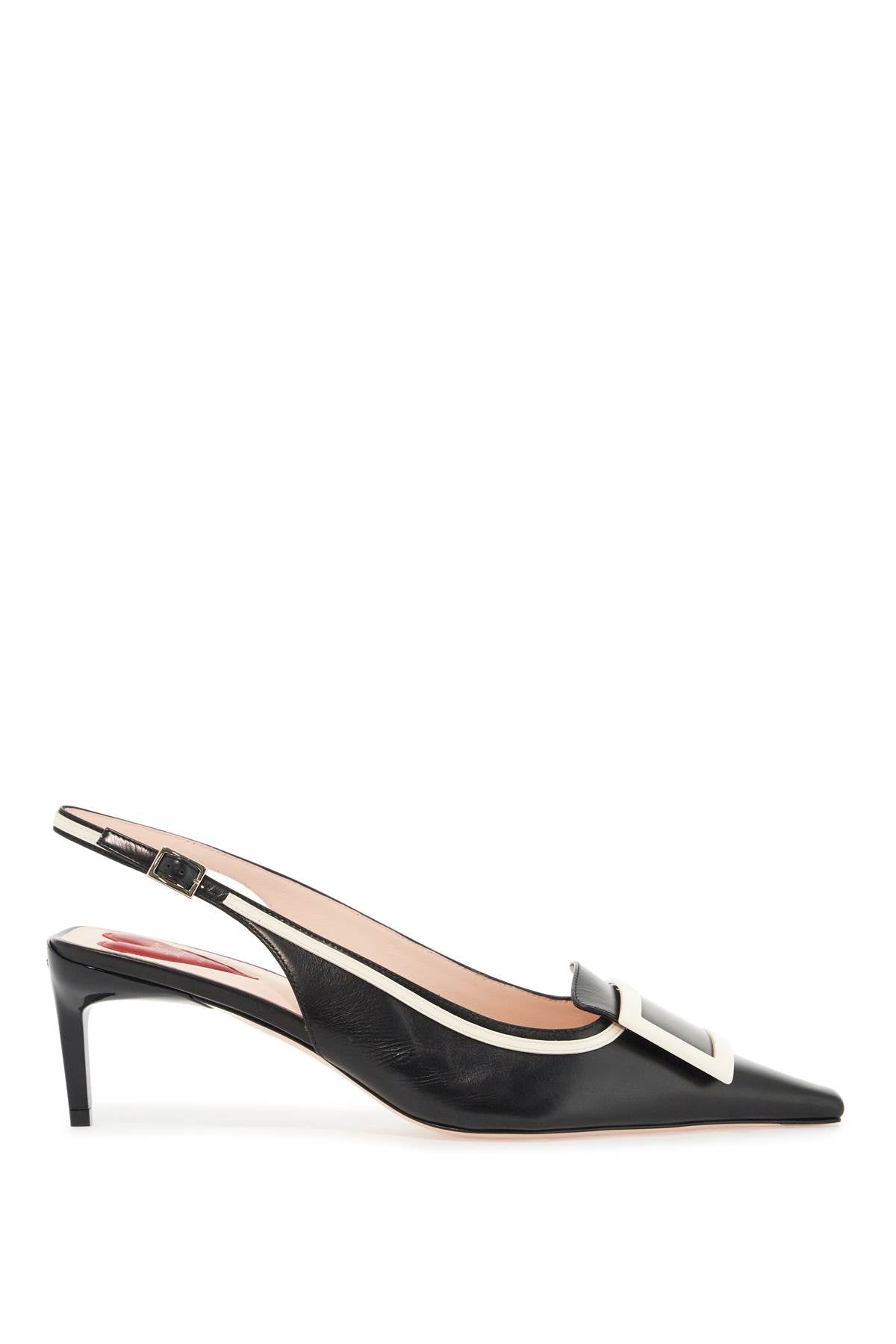 Roger Vivier Viv' Canard Slingback Pumps - Black image 0