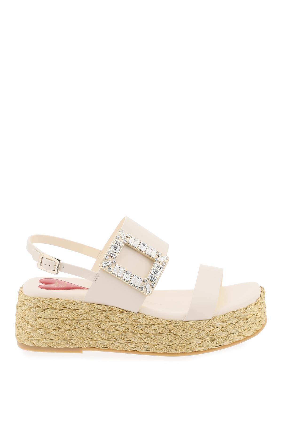 Roger Vivier "crystal buckle espadrilles image 0