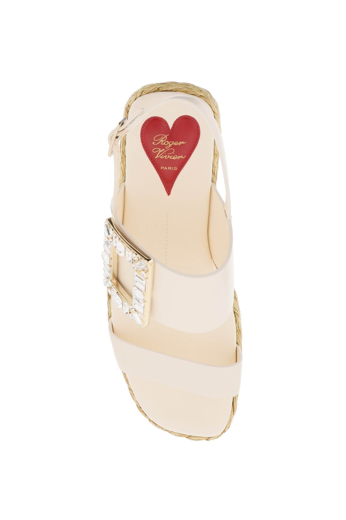 Roger Vivier "crystal buckle espadrilles image 1