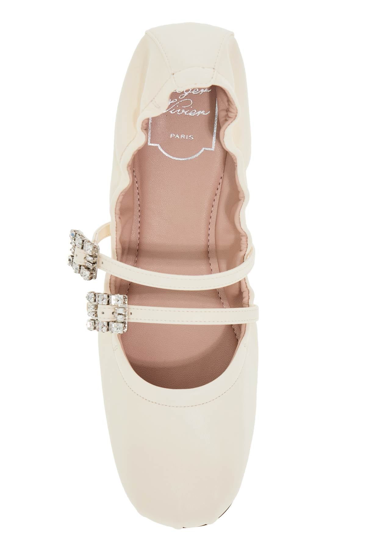 Roger Vivier "nappa ballet flats with strass buck image 1