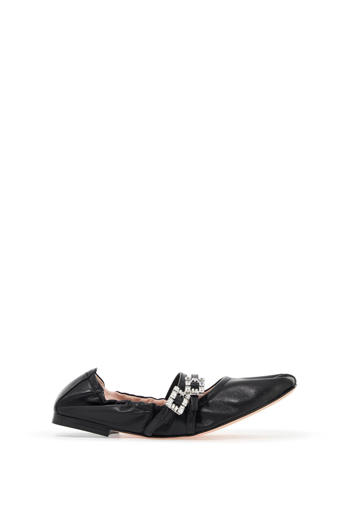 Roger Vivier Nappa Leather Ballet Flats with Strass Buckle image 0