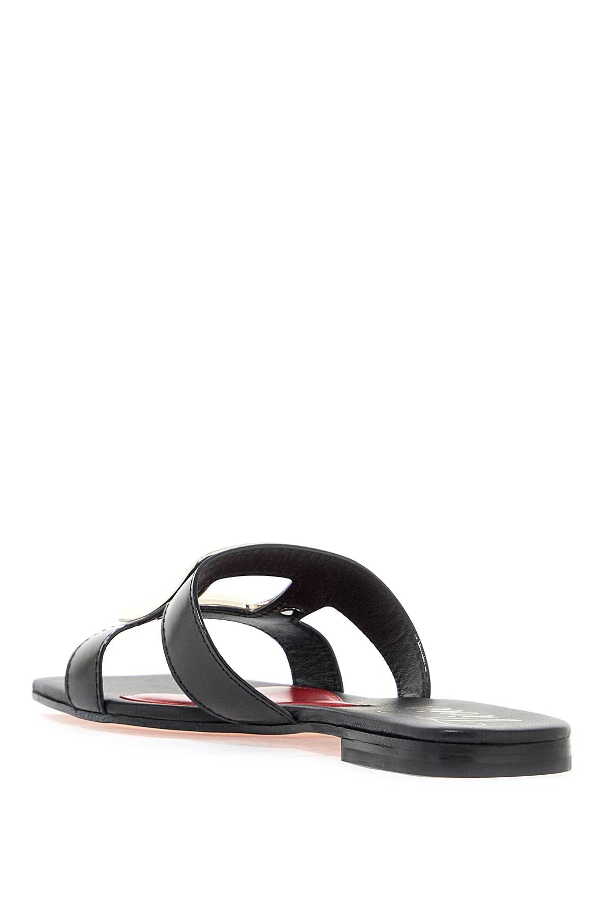 Roger Vivier Viv' Leather Mules with Buckle image 2