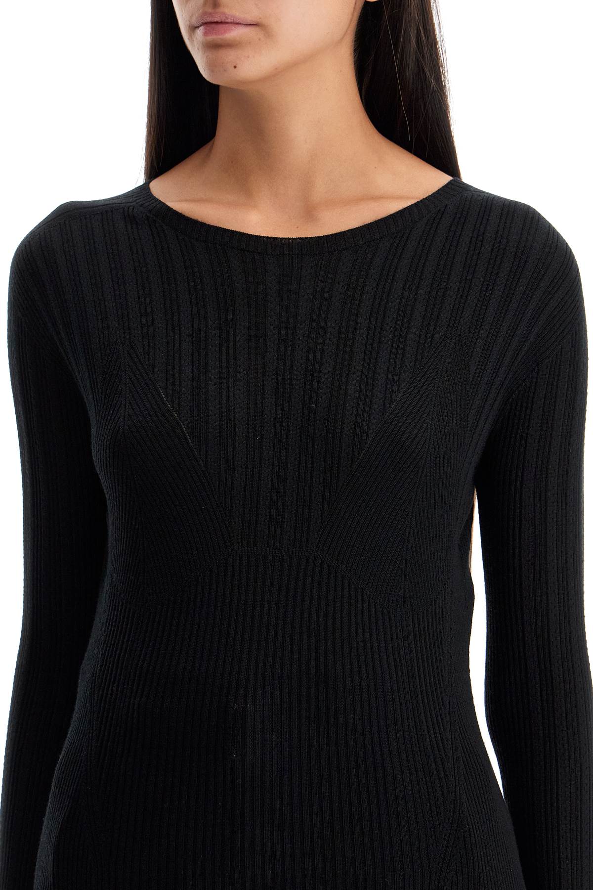 Lanvin ribbed crewneck sweater image 3