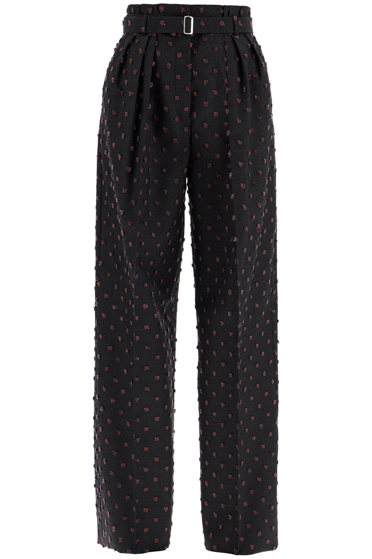 Lanvin wide plumetis trousers image 0