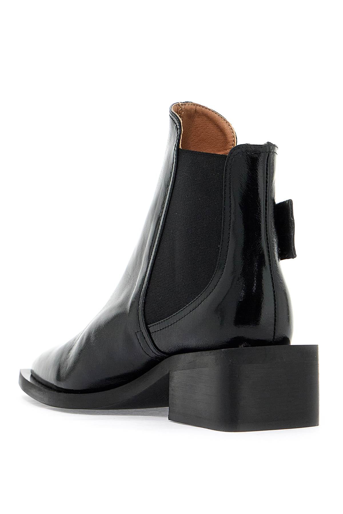 Ganni Chelsea Boots with Chunky Buckle image 2