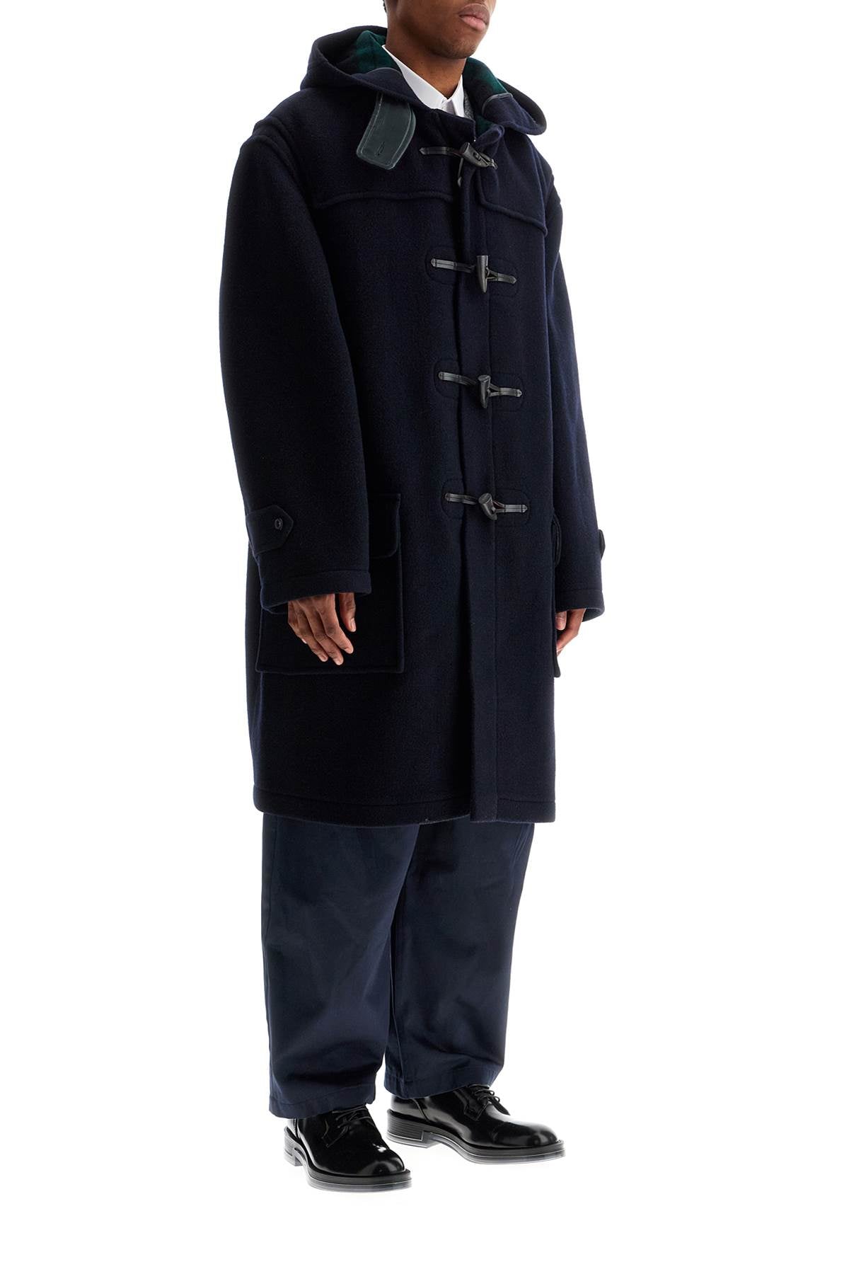 Maison Margiela woolen montgomery coat with hood image 1