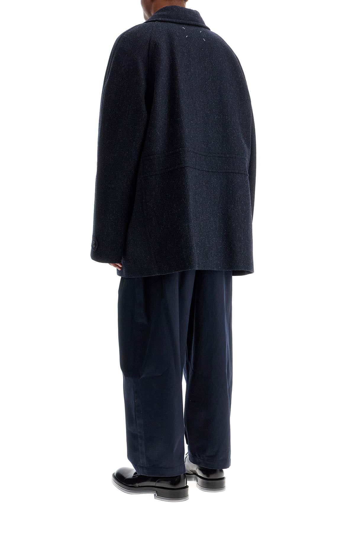 Maison Margiela Oversized Double-Breasted Wool Caban Jacket image 2