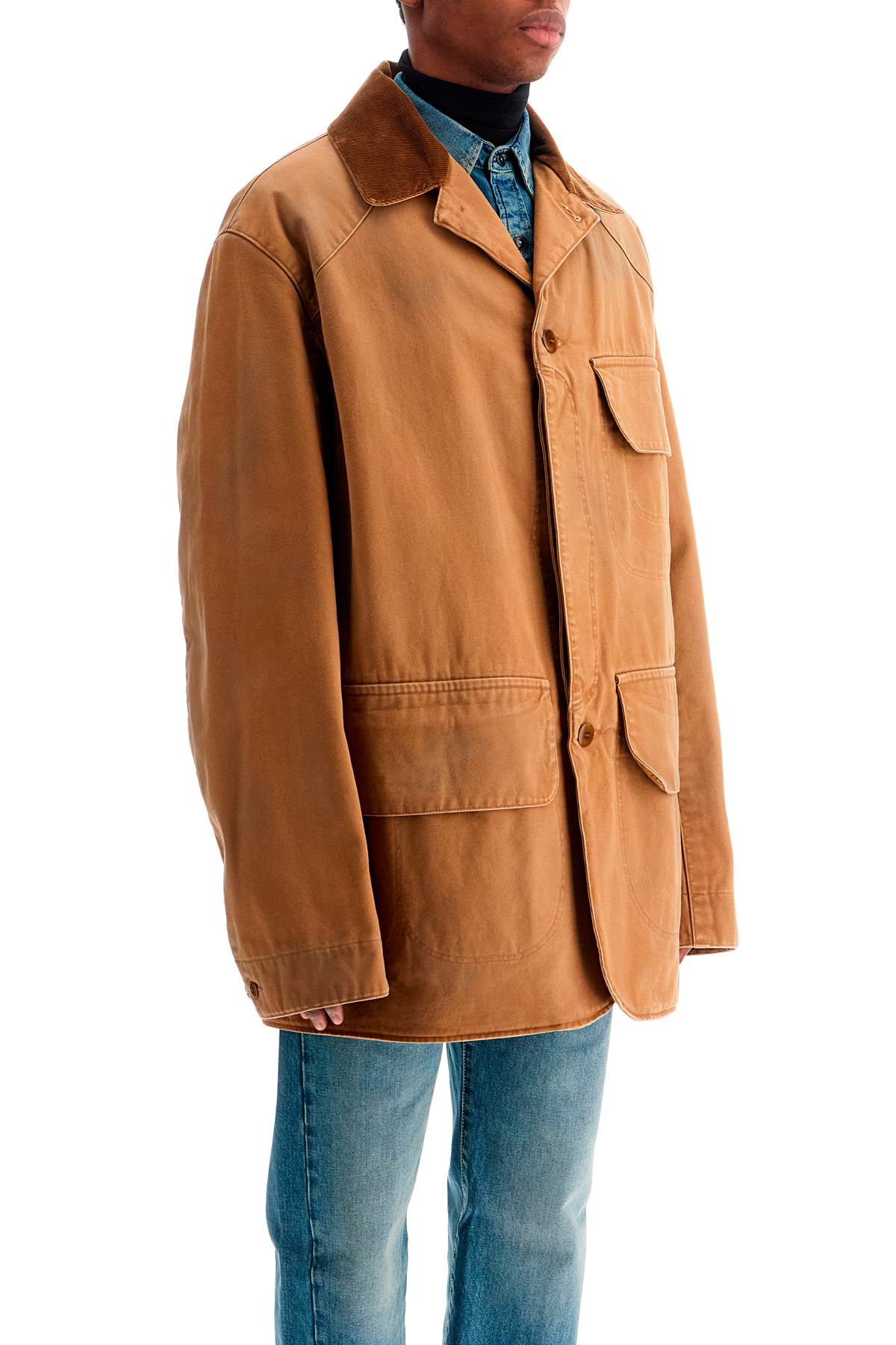 Maison Margiela canvas overcoat jacket for men image 1