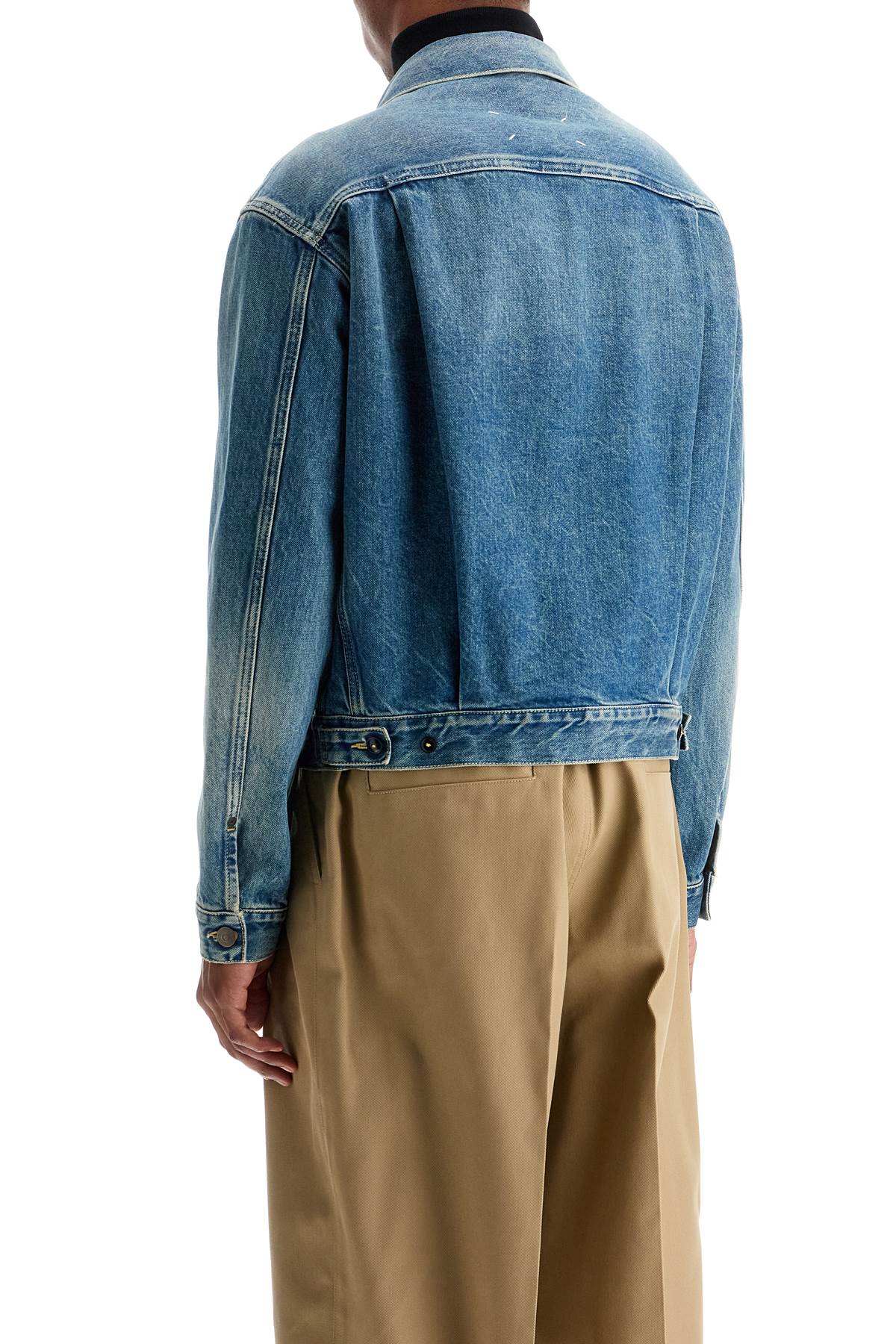 Maison Margiela Men's Distressed Denim Jacket image 2