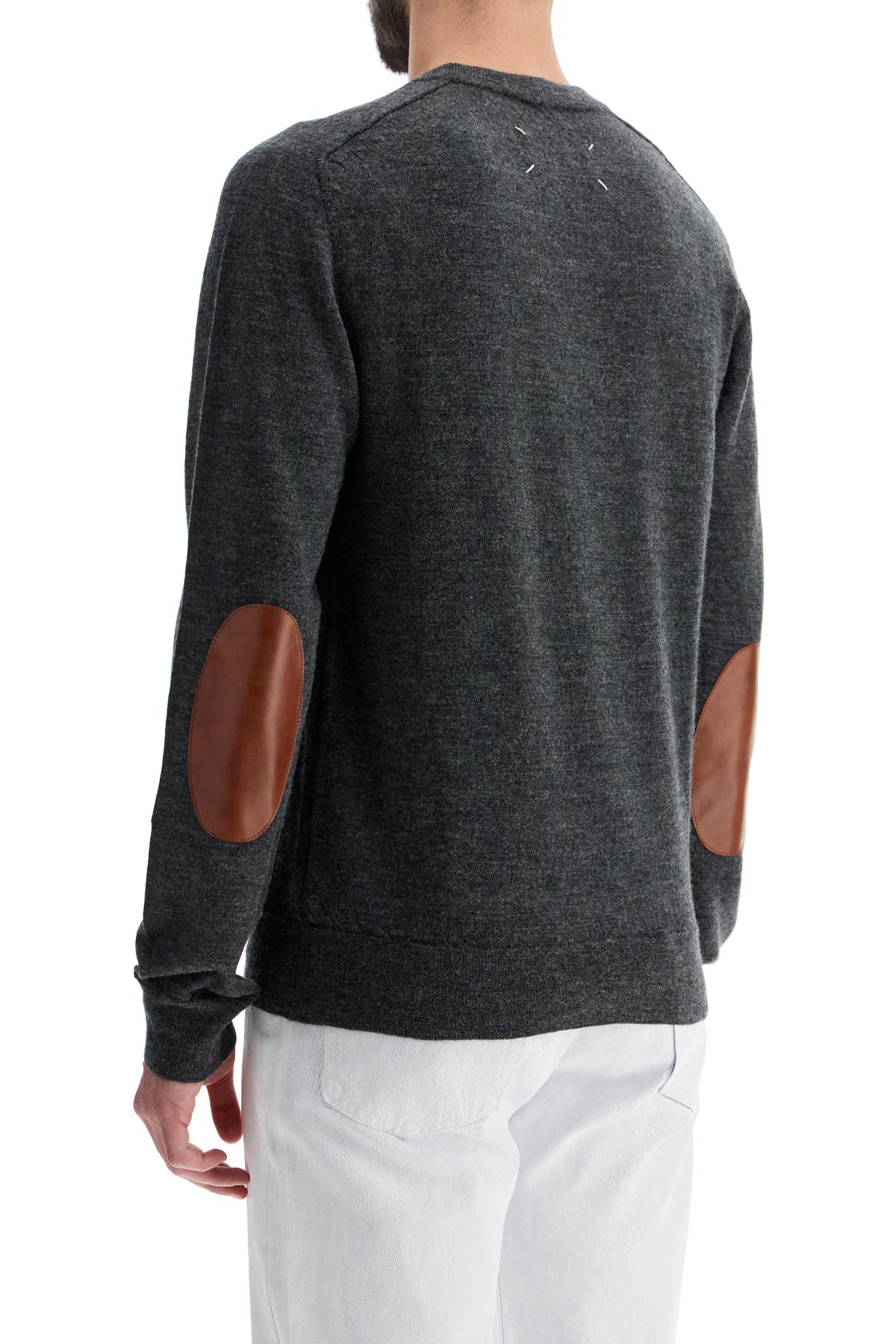 Maison Margiela Contrast Patch Wool Pullover image 2