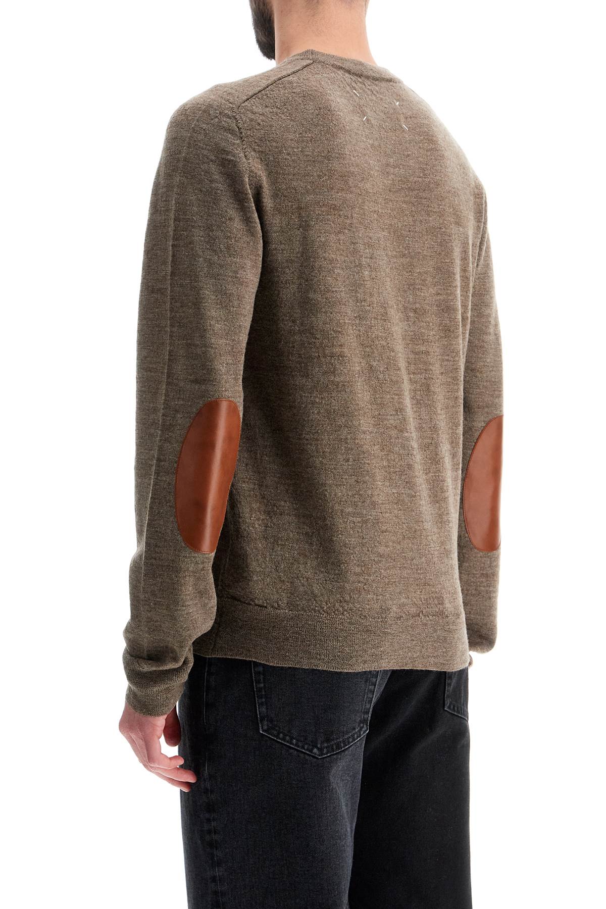 Maison Margiela Contrast Patch Wool Pullover image 2