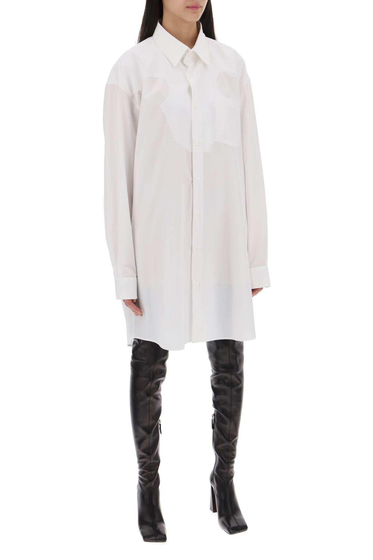 Maison Margiela poplin shirt dress in eight words image 1