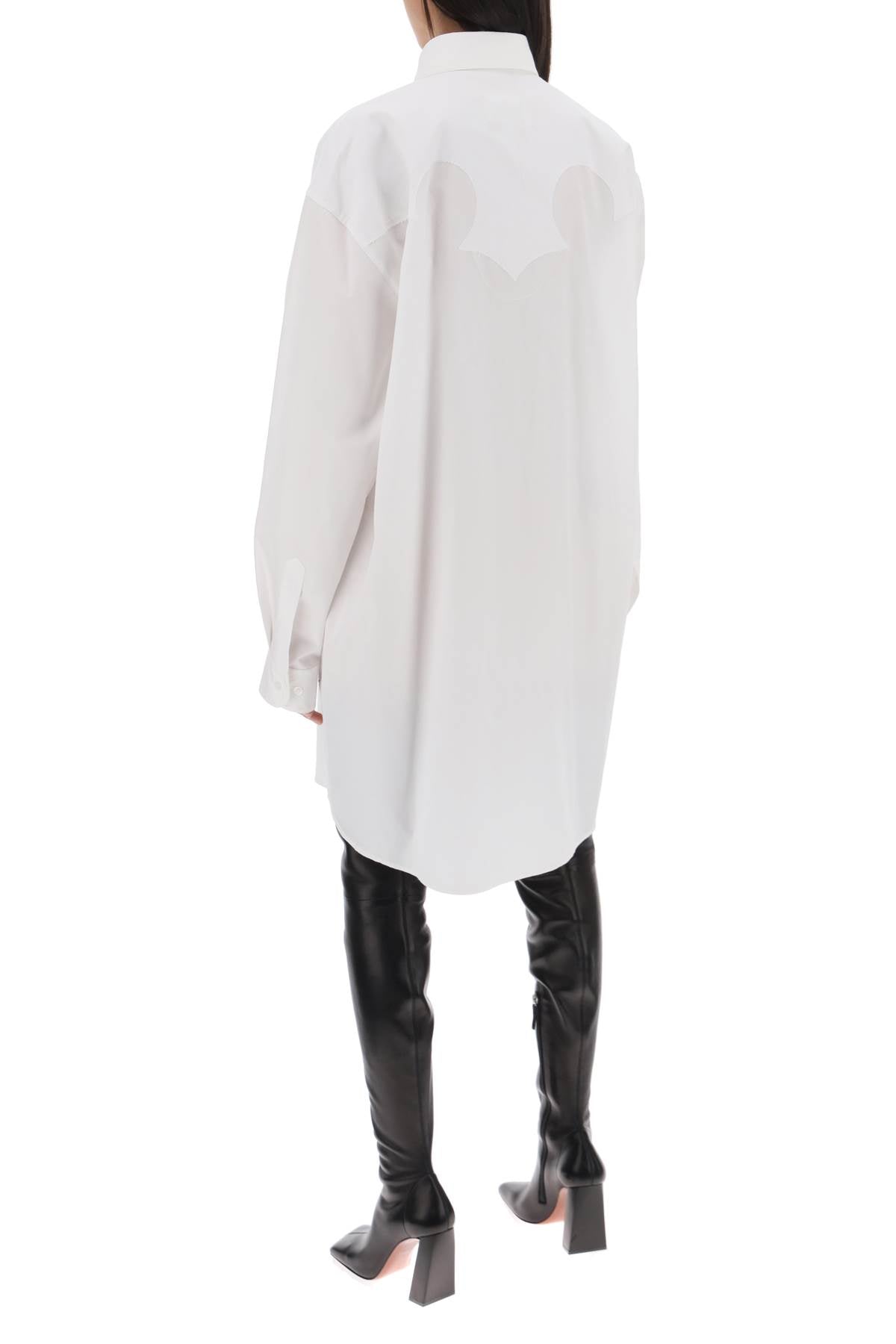 Maison Margiela poplin shirt dress in eight words image 2