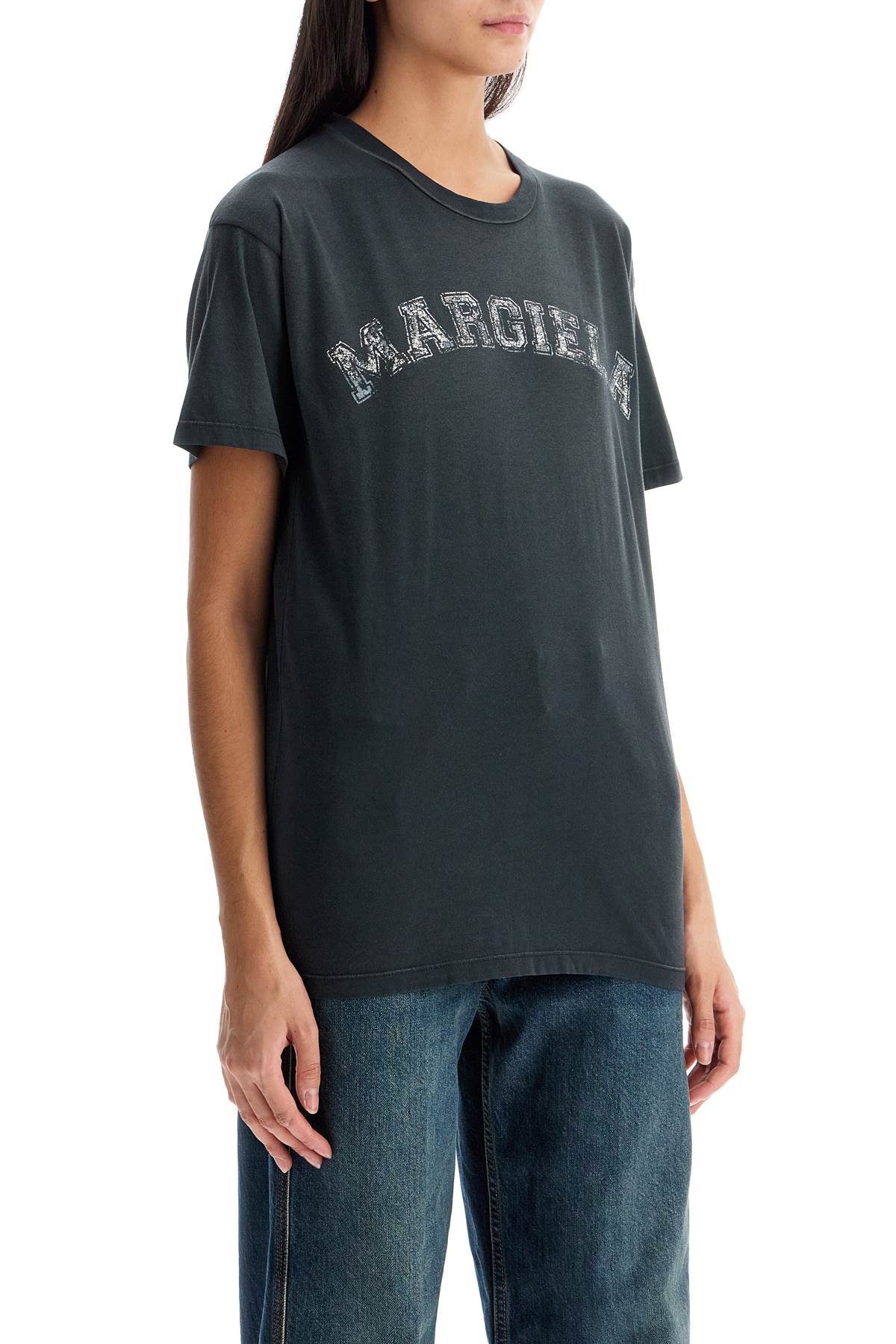 Maison Margiela Logo Cotton Jersey T-Shirt image 1