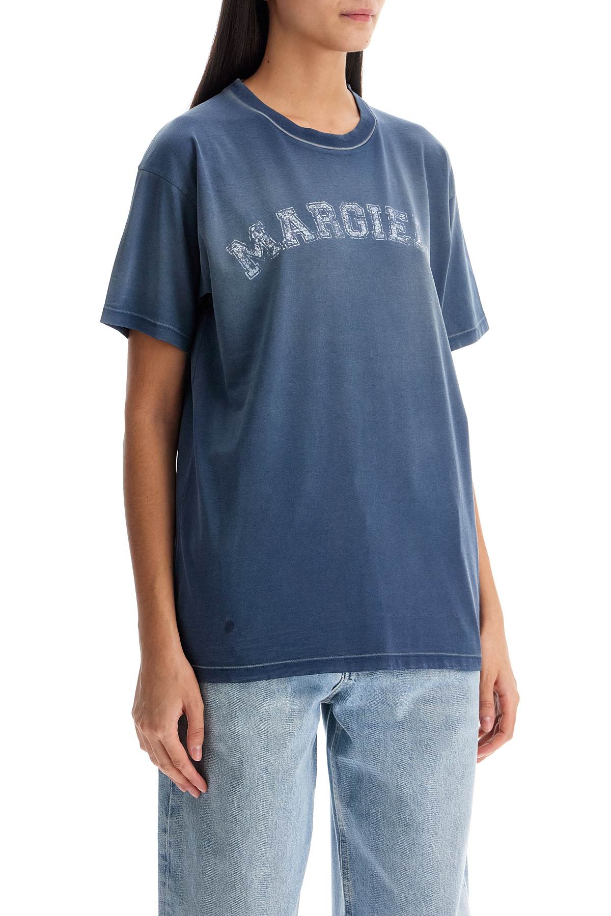 Maison Margiela Logo Cotton Jersey T-Shirt image 1