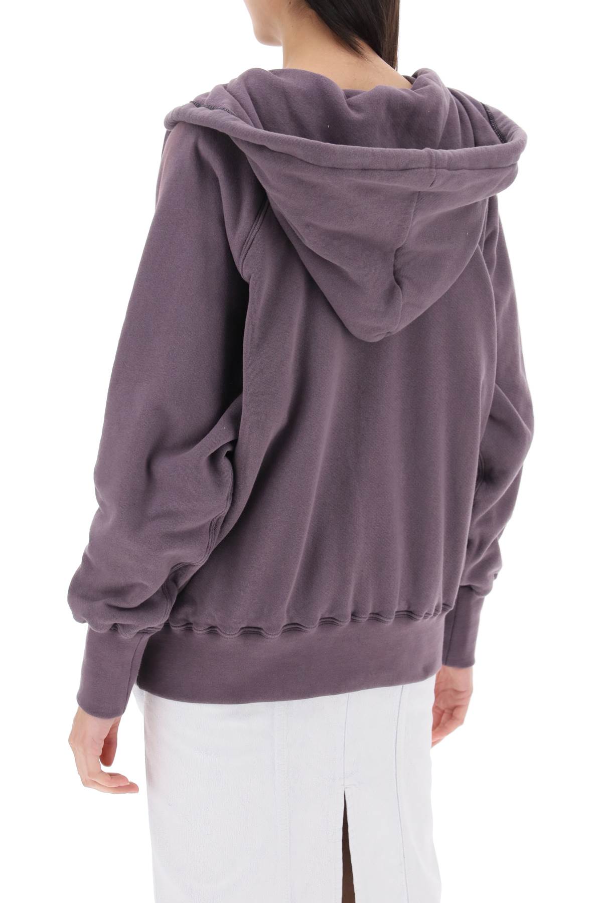 Maison Margiela hoodie with reverse logo and hood image 2