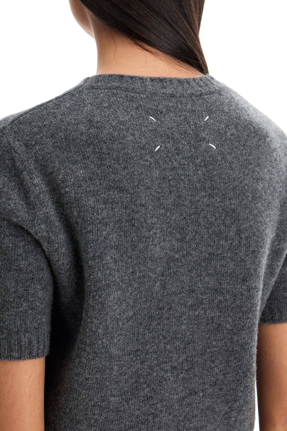 Maison Margiela Wool Crewneck Sweater with Four Stitches Detail image 3