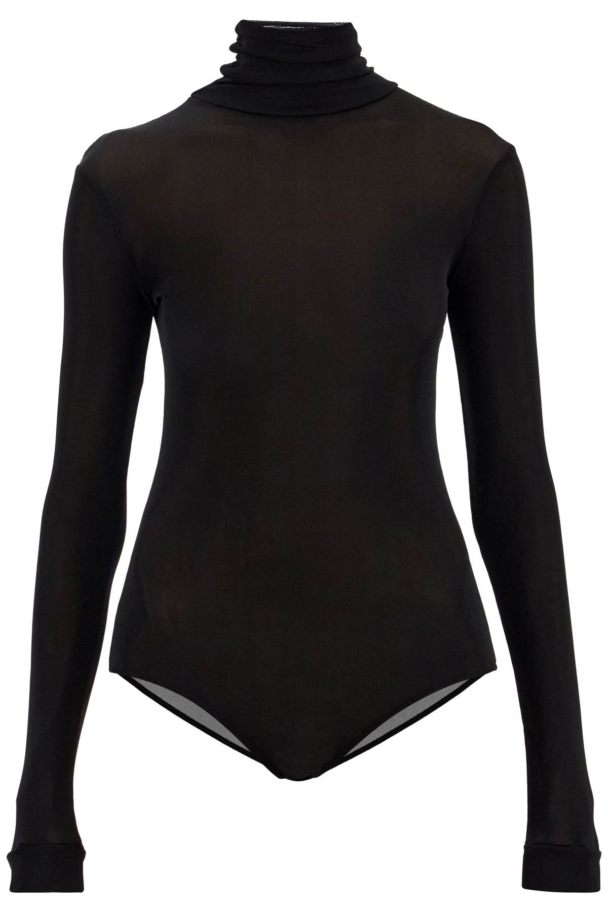 Maison Margiela High-Neck Viscose Jersey Bodysuit with Four Stitches Detail image 0