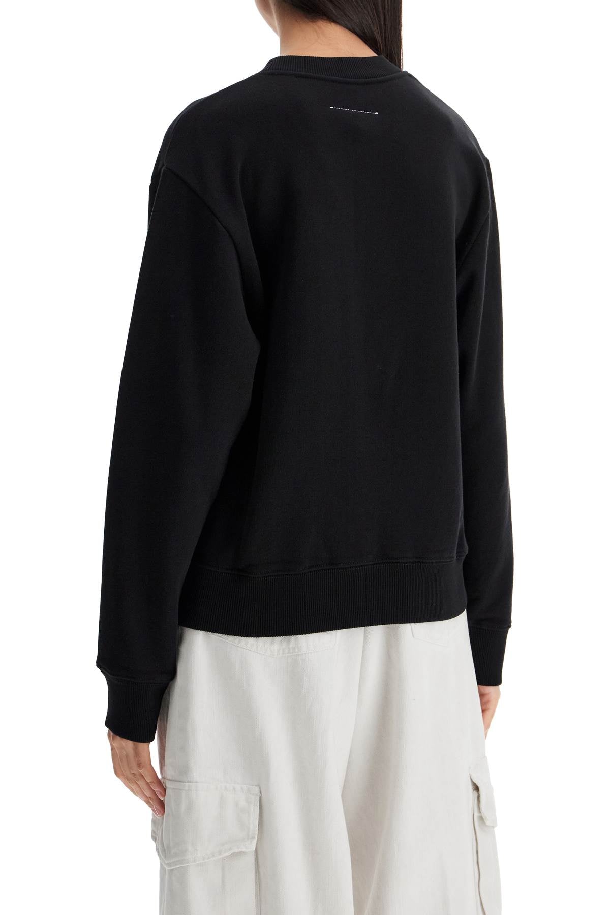 MM6 Maison Margiela Party Bear Crew Neck Sweatshirt image 2