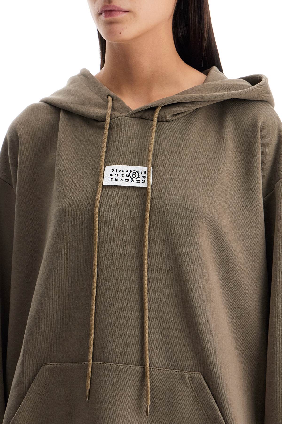 MM6 Maison Margiela Boxy Hooded Sweatshirt image 3