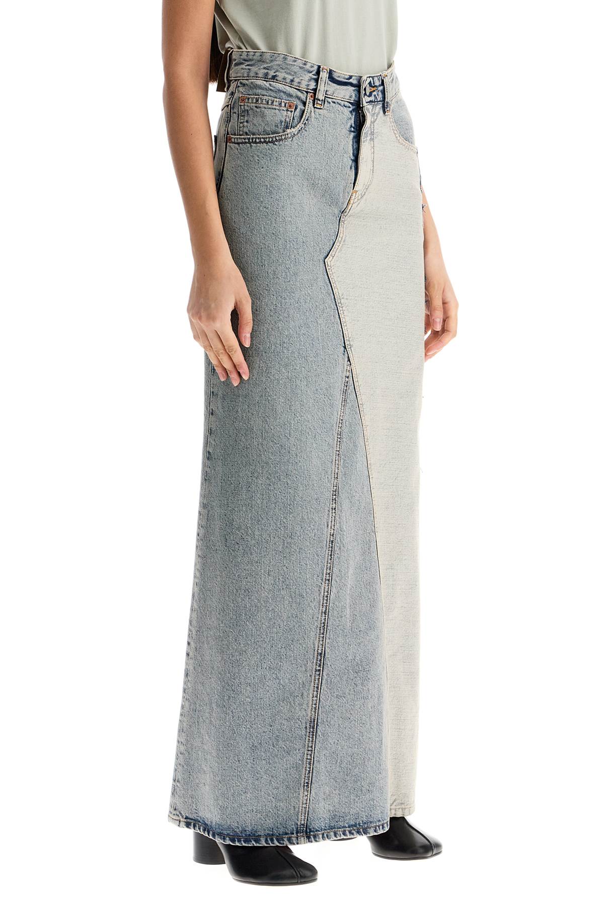 MM6 Maison Margiela High-Waisted Maxi Denim Skirt image 1