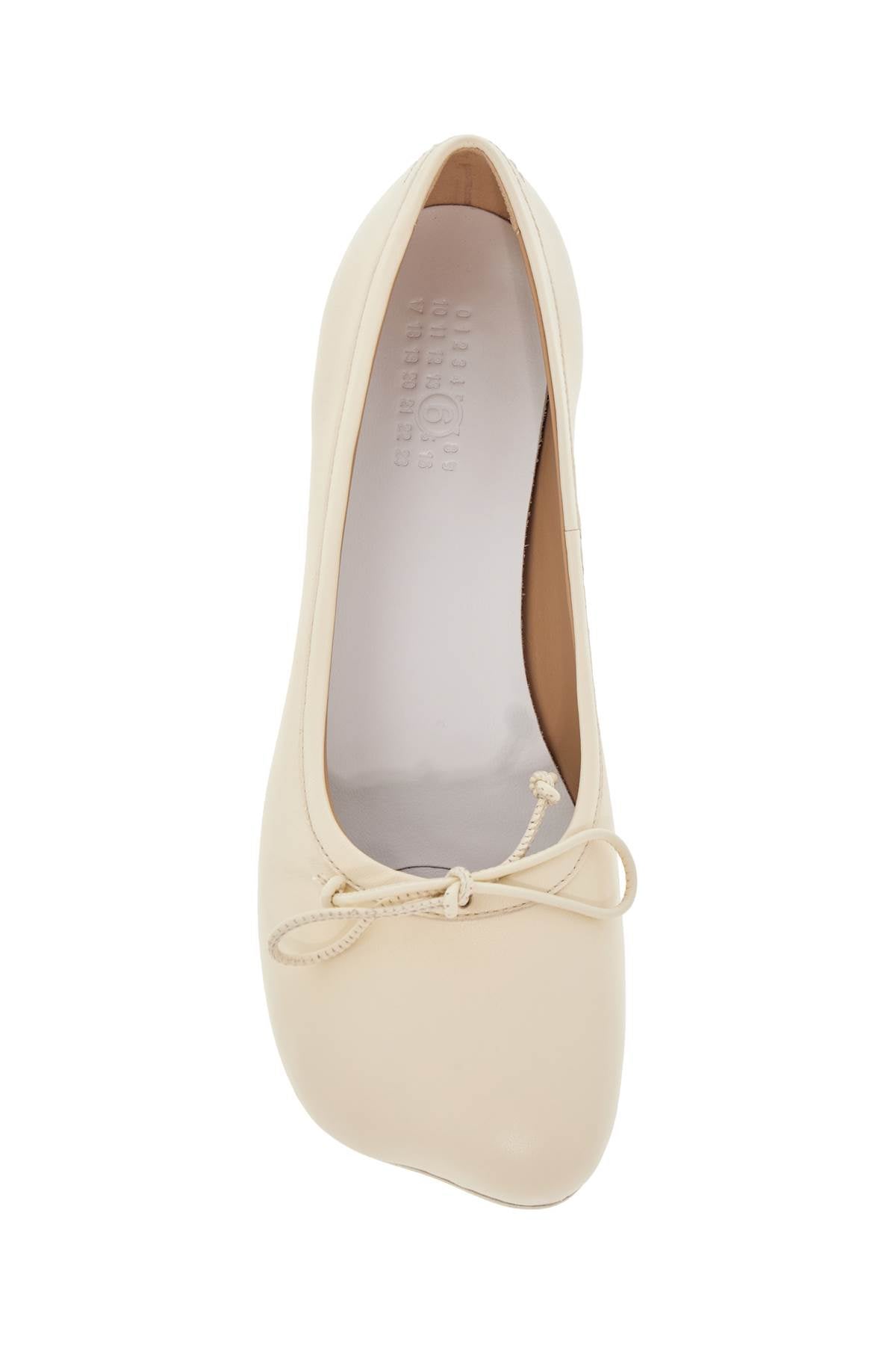 MM6 Maison Margiela Women's Anatomical Ballerina Flats in Nappa Leather image 1