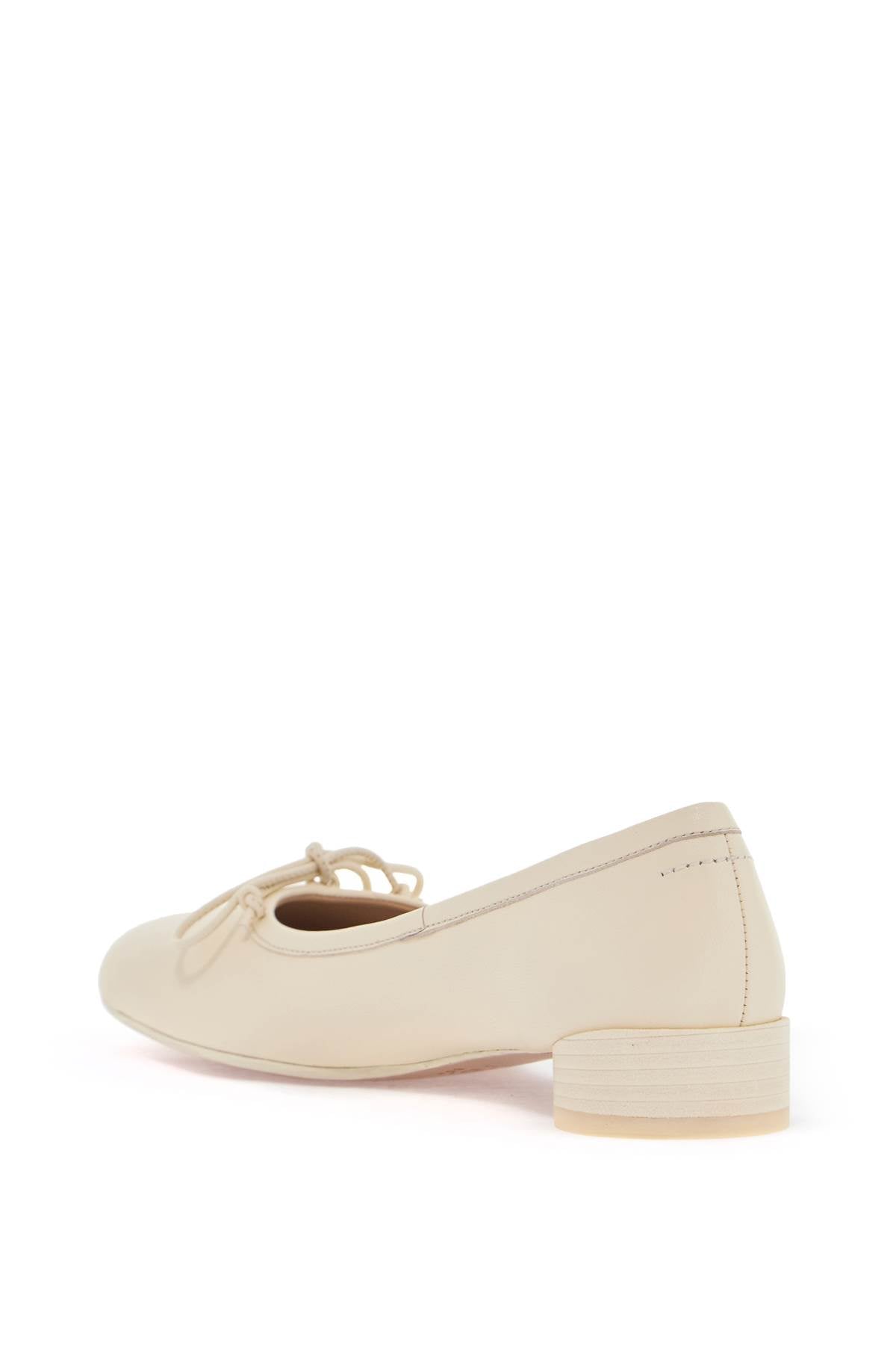 MM6 Maison Margiela Women's Anatomical Ballerina Flats in Nappa Leather image 2