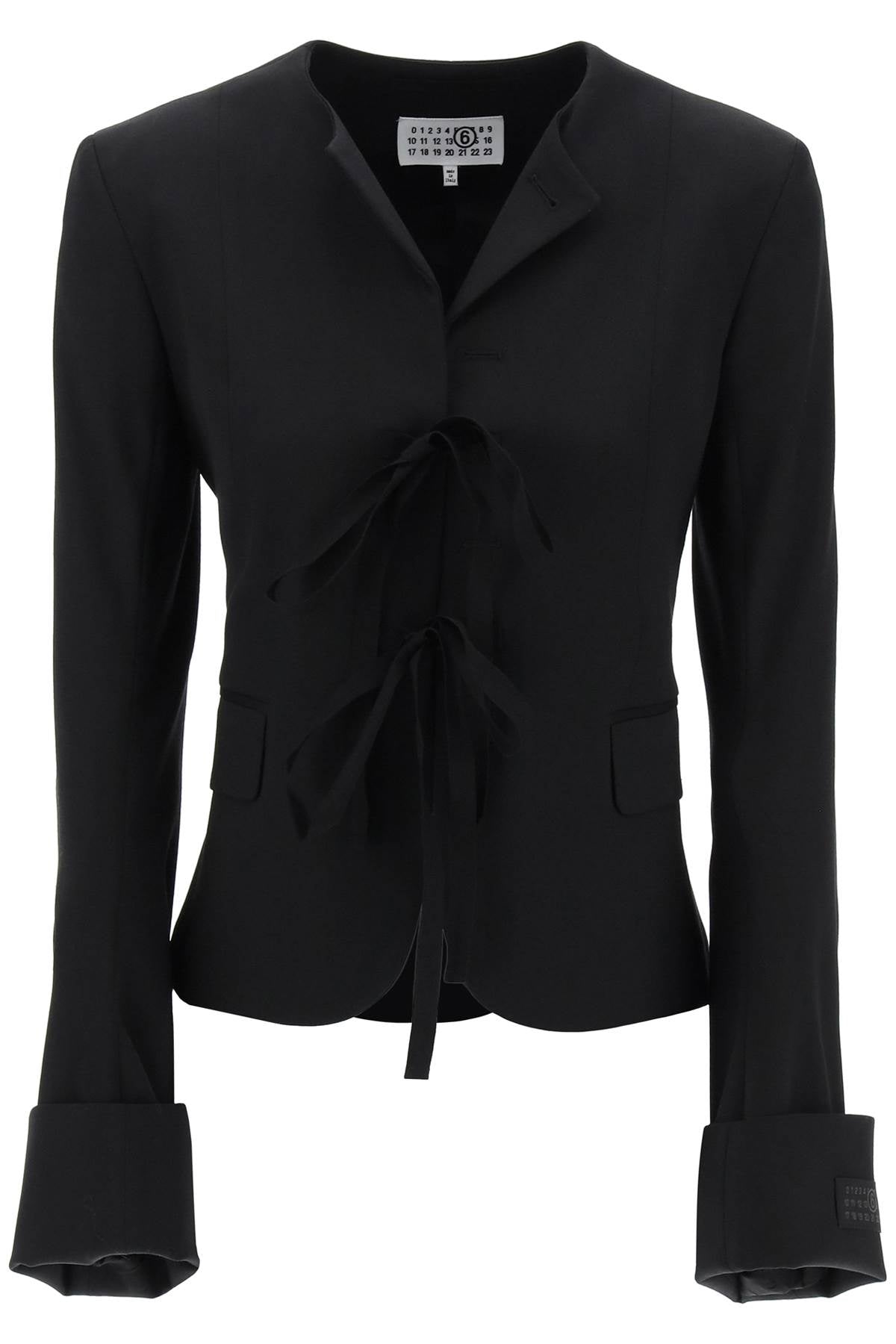 MM6 Maison Margiela Single-Breasted Stretch Twill Blazer image 0