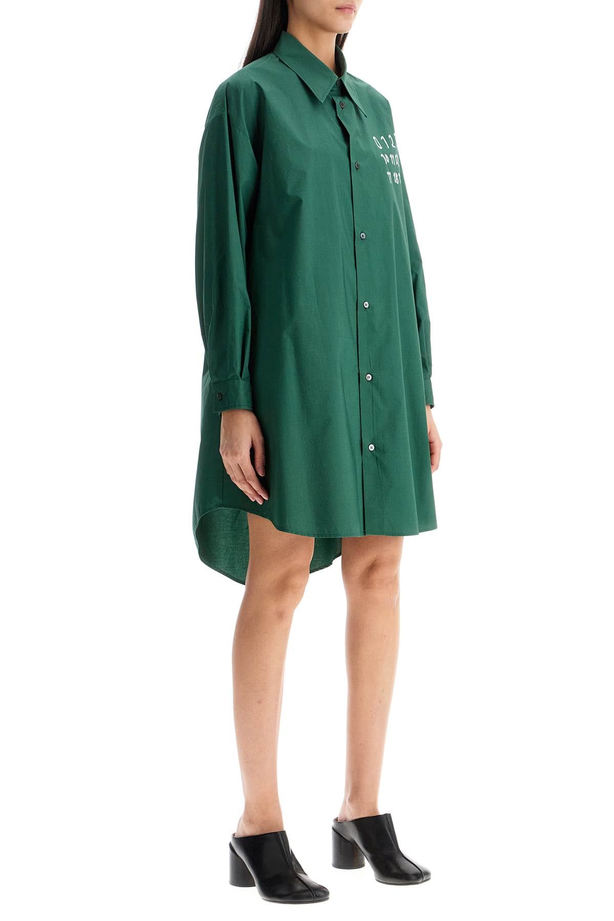 MM6 Maison Margiela mini poplin chemisier dress image 1