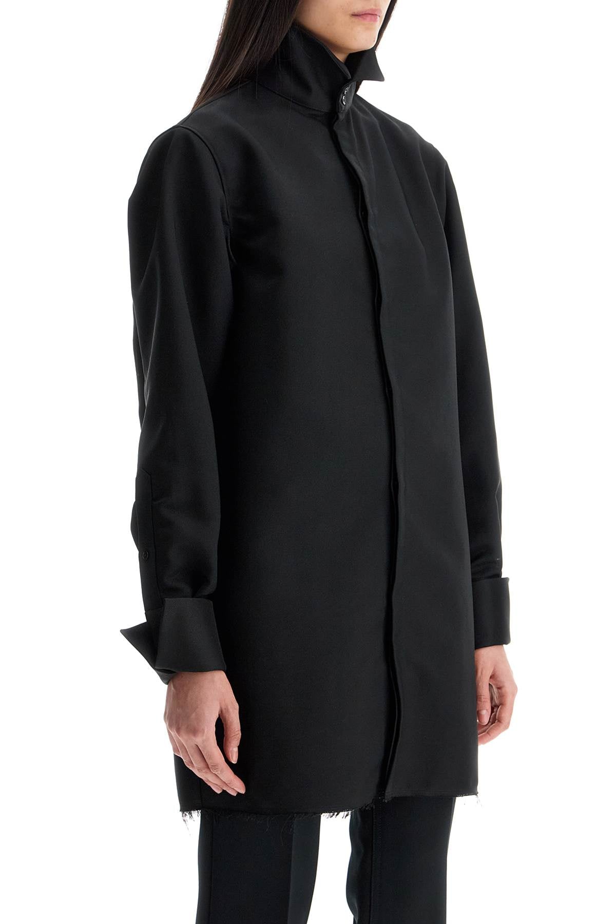 MM6 Maison Margiela Relaxed Technical Twill Overshirt image 1