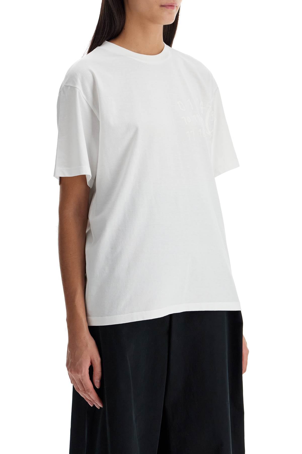 MM6 Maison Margiela Numeric Logo Cotton T-Shirt image 1