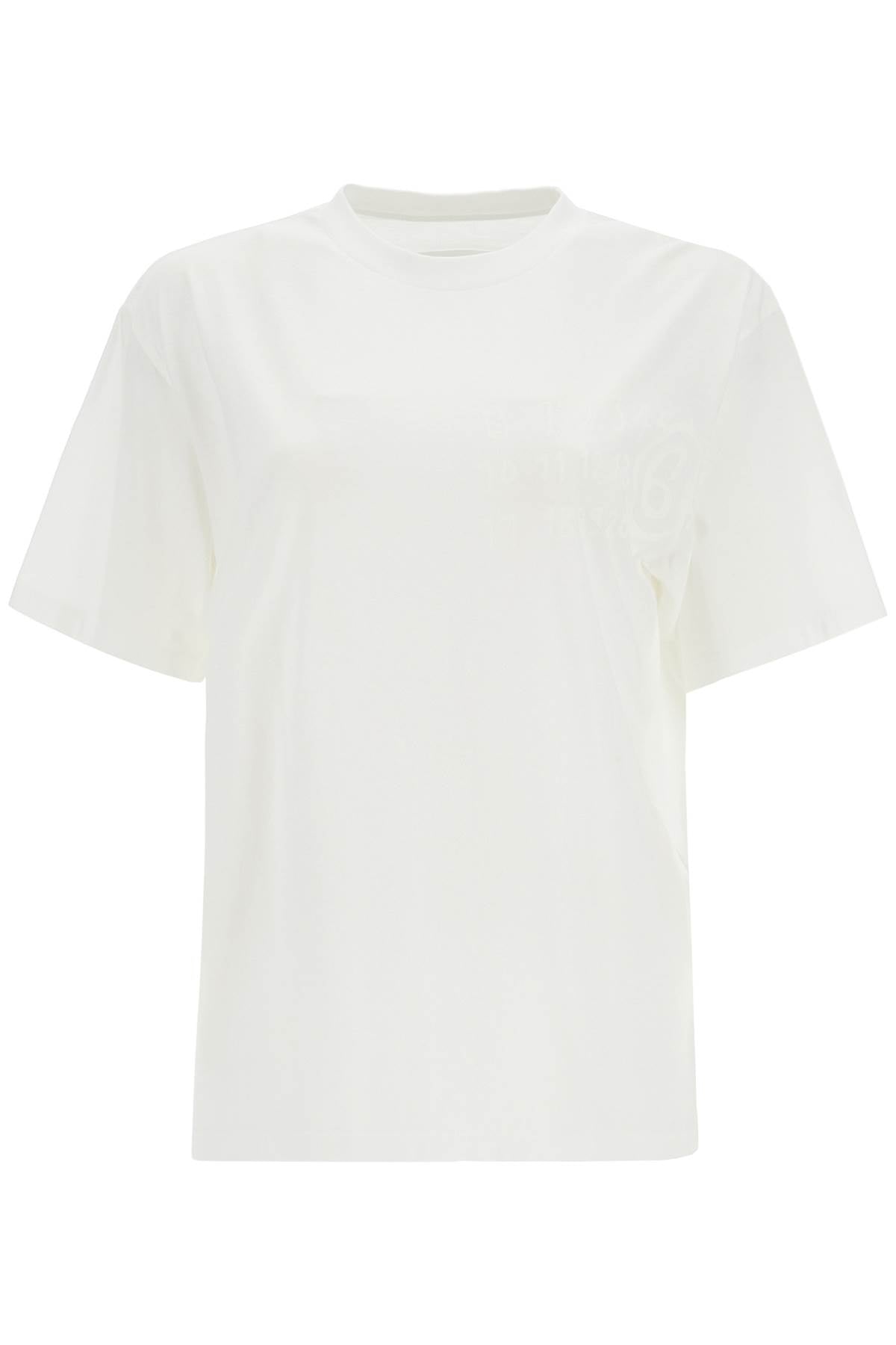 MM6 Maison Margiela Numeric Logo Cotton T-Shirt image 0