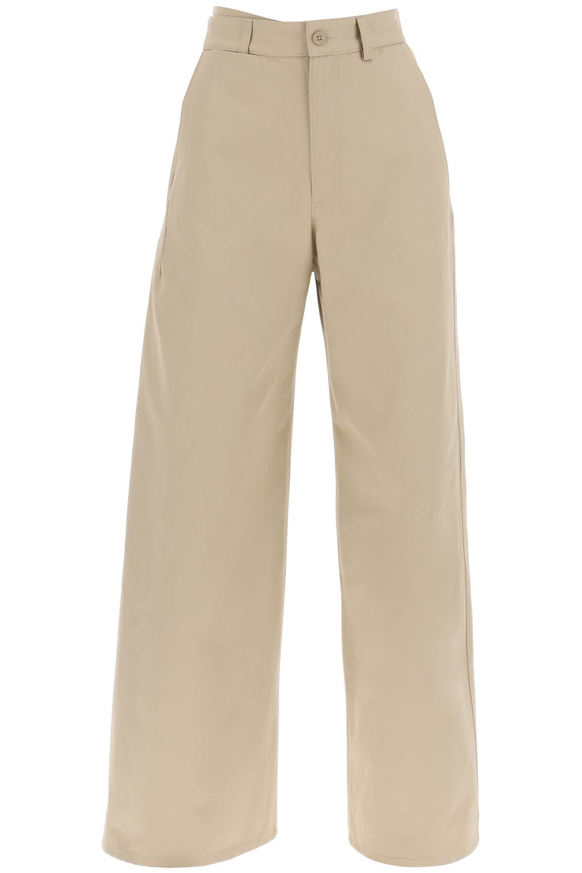 MM6 Maison Margiela cotton gabardine trousers image 0