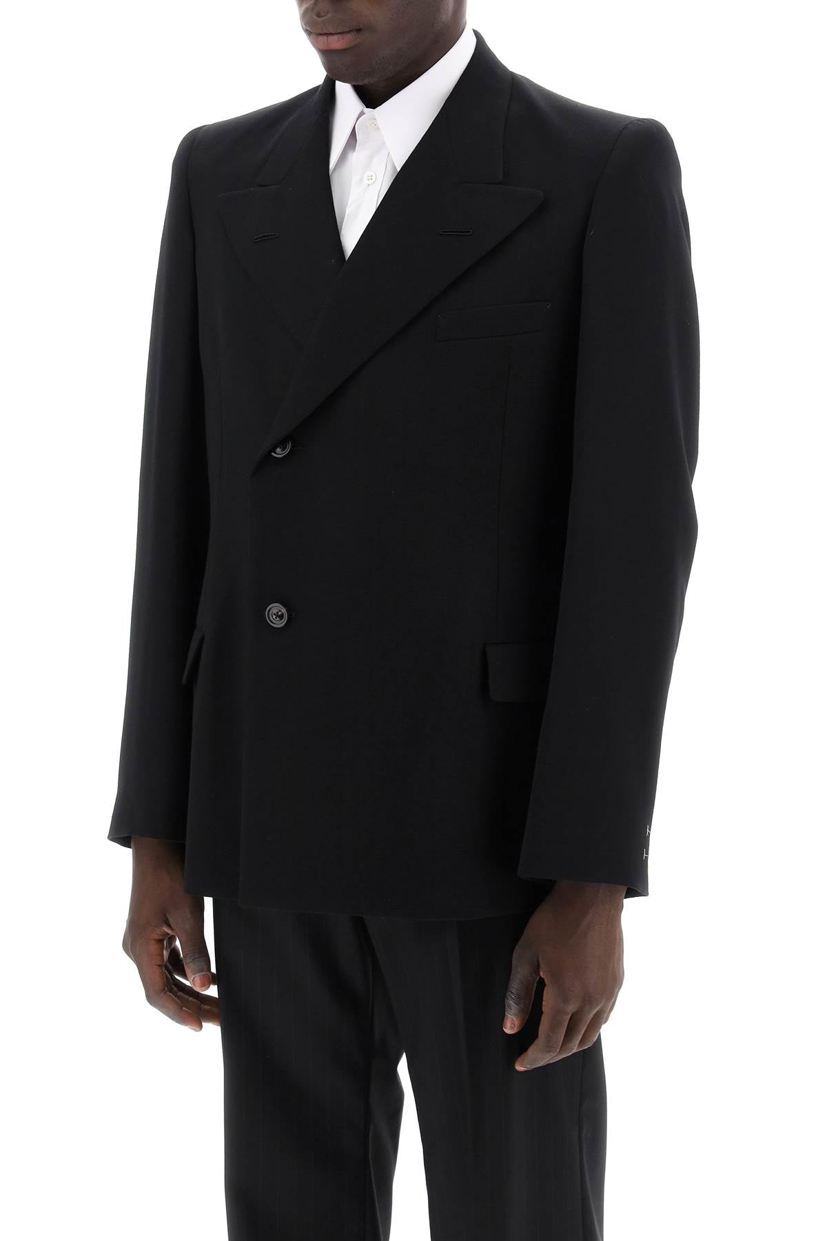 Maison Margiela double-breasted wool jacket image 3