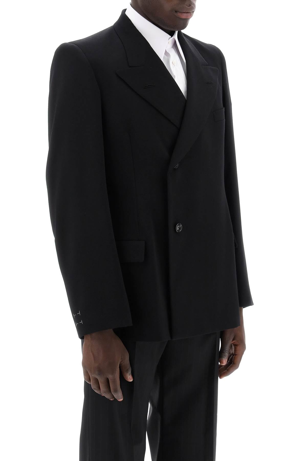 Maison Margiela double-breasted wool jacket image 1